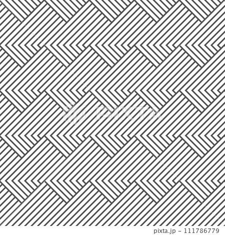 Abstract seamless linear pattern. Template for textiles, fabric, simple backgrounds and creative design 111786779