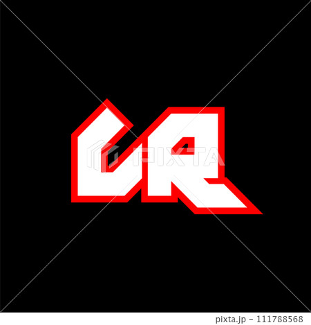 LR logo design, initial LR letter design with sci-fi style. LR logo for game, esport, Technology, Digital, Community or Business. L R sport modern Italic alphabet font. Typography urban style fonts. 111788568
