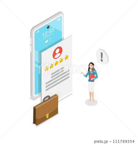 3D Isometric Flat Vector Illustration of Business Analisys and Planning. Item 1 111789354