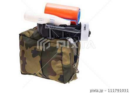 military medical bag isolated military medical bag isolated 111791031