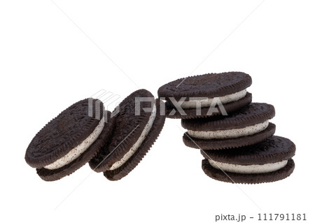 double cookies isolated double cookies isolated 111791181