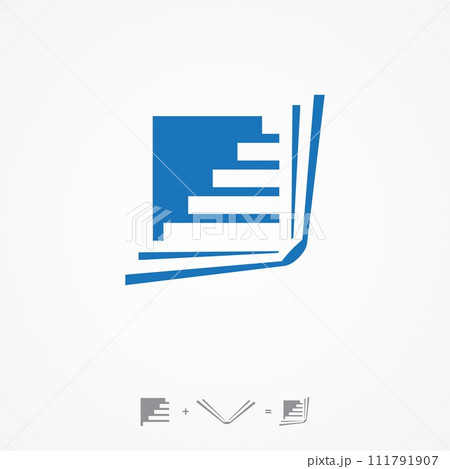 Creative open book logo vector with stairs on the white color background Creative open book logo vector with stairs on the white color background 111791907