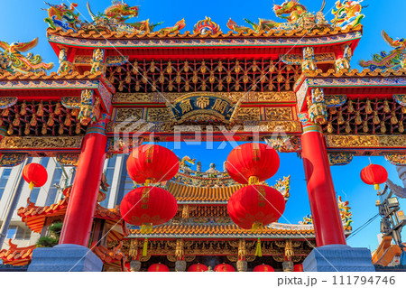 神奈川県 横浜市 横浜中華街(横浜関帝廟) 神奈川県 横浜市 横浜中華街(横浜関帝廟) 111794746