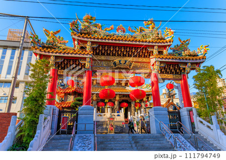 神奈川県　横浜市　横浜中華街（横浜関帝廟） 111794749