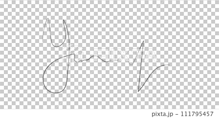 Hand drawn Fake autograph sample Hand drawn Fake autograph sample 111795457