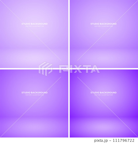 Empty violet studio abstract backgrounds with...のイラスト素材 [111796722] - PIXTA