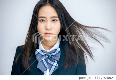 女子高生 真剣 広告イメージ 女子高生 真剣 広告イメージ 111797002