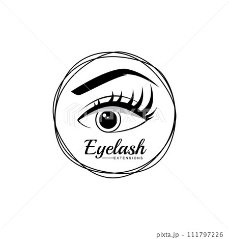 Vector Eyelash Logo Luxury Design Vector Eyelash Logo Luxury Design 111797226