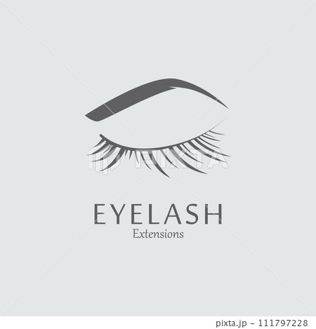 Vector Eyelash Logo Luxury Design Vector Eyelash Logo Luxury Design 111797228