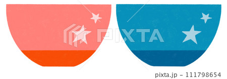 シンプルでかわいいボウルのイラスト シンプルでかわいいボウルのイラスト 111798654