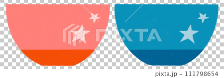 シンプルでかわいいボウルのイラスト シンプルでかわいいボウルのイラスト 111798654