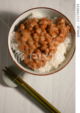 納豆ご飯 111799034