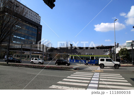JR熊本駅白川口駅前の景観 JR熊本駅白川口駅前の景観 111800038