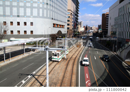 JR熊本駅白川口駅前の景観 JR熊本駅白川口駅前の景観 111800042