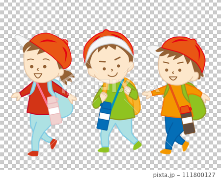 小男孩和女孩高興地去實地考察 小男孩和女孩高興地去實地考察 111800127