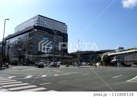JR熊本駅白川口駅前の景観 111800138