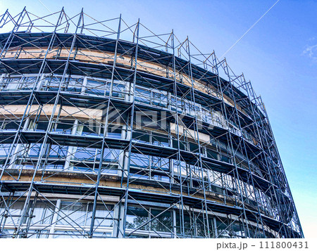 室蘭市立絵鞆小学校 2棟の円形校舎 室蘭市立絵鞆小学校 2棟の円形校舎 111800431