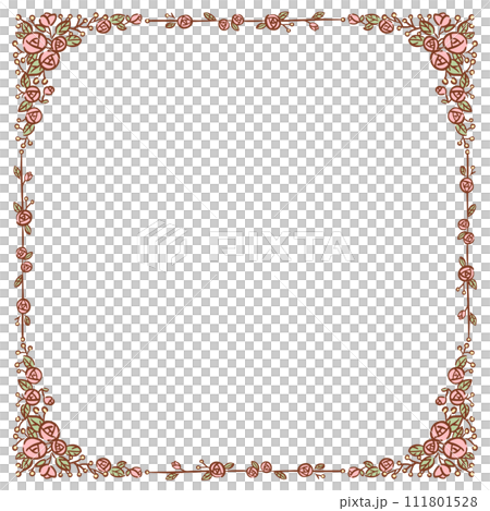 Classic plant frame color square Classic plant frame color square 111801528