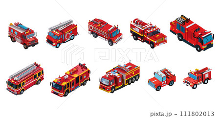 消防車-はしご車セット 111802013