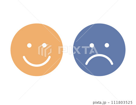 スマイル　バッド　アイコン 111803525