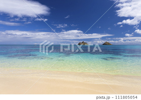 【ハワイ】ラニカイビーチの風景③ 111805054