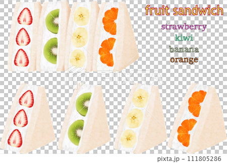 fruit sandwich snack snack 111805286