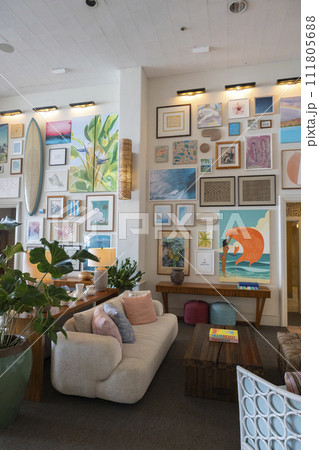 【ハワイ】カイマナビーチホテルのラウンジ② 【ハワイ】カイマナビーチホテルのラウンジ② 111805688