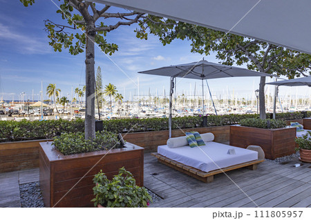 【ハワイ】The Modern Hotelのテラス② 【ハワイ】The Modern Hotelのテラス② 111805957