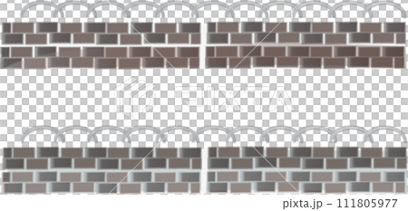 brick flowerbed pattern, brick flowerbed pattern, 111805977