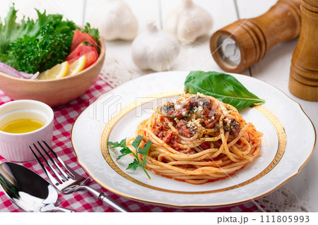 スパゲティー ボロネーゼ スパゲティー ボロネーゼ 111805993