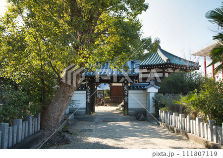 大聖勝軍寺(山門)　【大阪府八尾市】 111807119