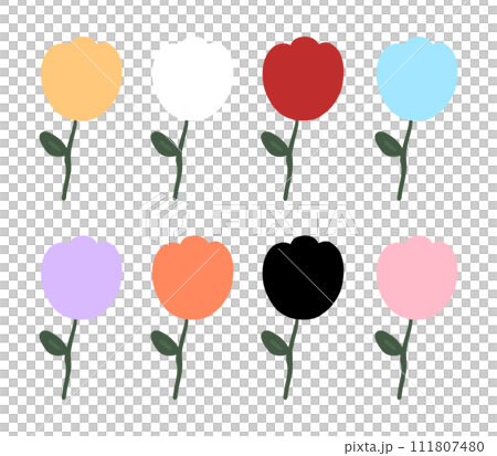 Colorful Flowers Cartoon illustration Colorful Flower Isolated Set Collection Minimal Flower Set Hand Drawn Flowers Set Colorful Flowers Cartoon illustration Colorful Flower Isolated Set Collection Minimal Flower Set Hand Drawn Flowers Set 111807480