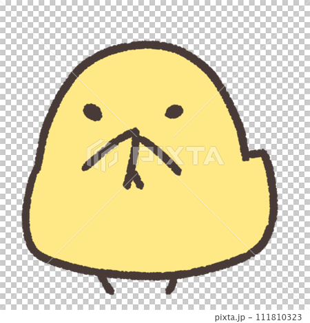 口をふさぐひよこ 口をふさぐひよこ 111810323