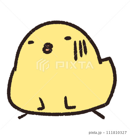 落ち込むひよこ 111810327
