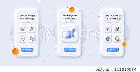 Online voting, Cogwheel blueprint and Confirmed line icons pack. 3d phone mockups with cursor. Glass smartphone screen. Consumption growth, Healthcare calendar, Click hand web icon. Vector Online voting, Cogwheel blueprint and Confirmed line icons pack. 3d phone mockups with cursor. Glass smartphone screen. Consumption growth, Healthcare calendar, Click hand web icon. Vector 111810984