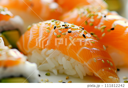 サーモンの握り寿司 111812242