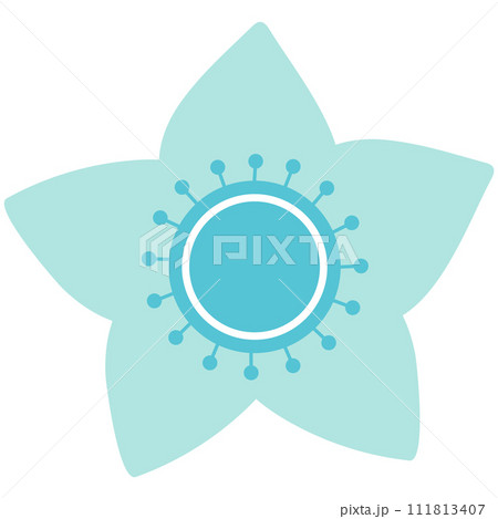 Modern Minimal Abstract Florist Plant Hand drawn Graphic Design 111813407