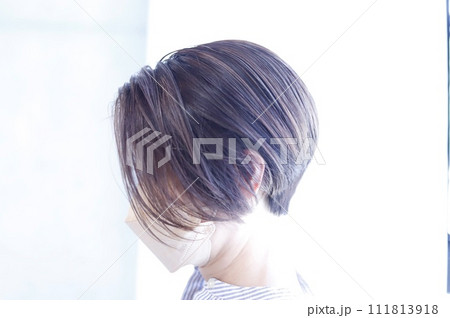 白髪染めハイライトグレージュ＋ショート！ 111813918