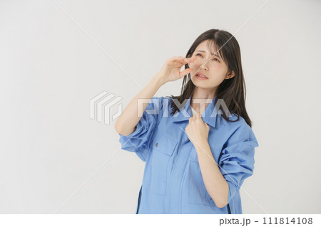 女性　作業着 111814108