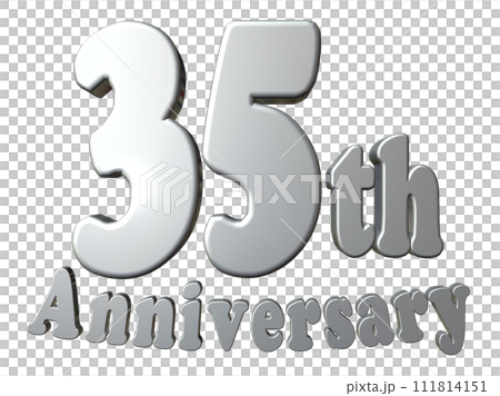 3DCG characters "35th Anniversary/35th Anniversary" Silver, Silver 3DCG characters "35th Anniversary/35th Anniversary" Silver, Silver 111814151