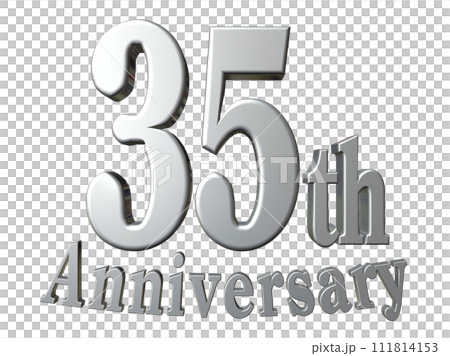 3DCG characters "35th Anniversary/35th Anniversary" Silver, Silver 3DCG characters "35th Anniversary/35th Anniversary" Silver, Silver 111814153