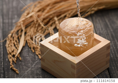 日本酒　冷酒 （ 枡酒 ） 111814158