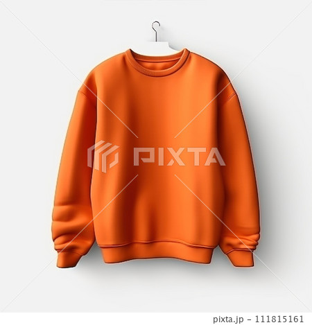 Hoodie or sweatshirt long sleeve for your design mockup for print, isolated on white background 111815161