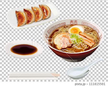 ラーメンとギョウザ（醤油ラーメン） 111815501