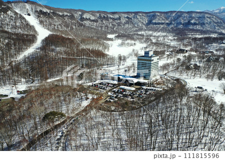 水上高原ホテル付近の雪景色 111815596