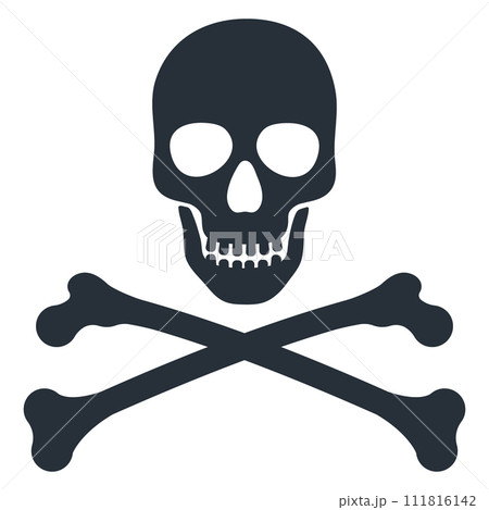 Skull and Crossbones Vector Illustration Skull and Crossbones Vector Illustration 111816142