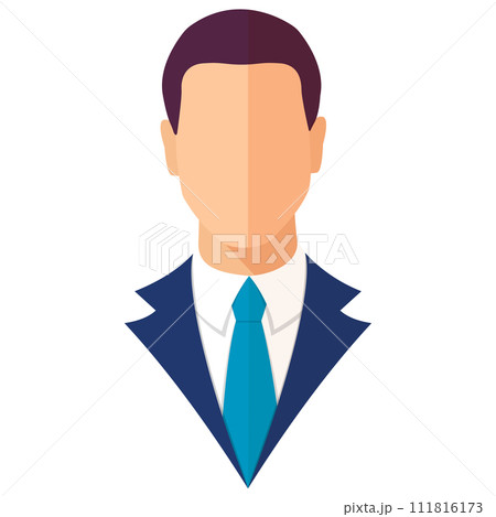 Businessman Flat Colorful Vector Illustration Businessman Flat Colorful Vector Illustration 111816173