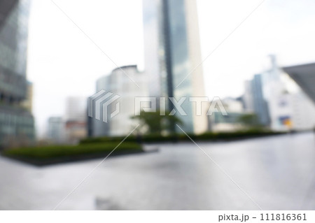 ビジネス街・ボケ表現 111816361