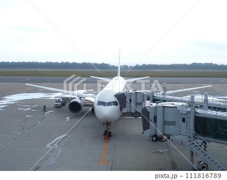 函館空港 ジェット機 駐機場 函館空港 ジェット機 駐機場 111816789