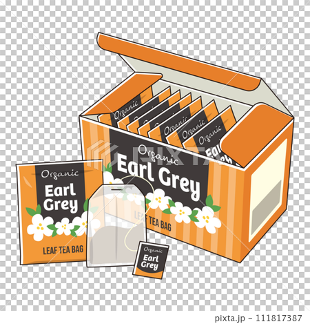 Tea bags of tea 111817387